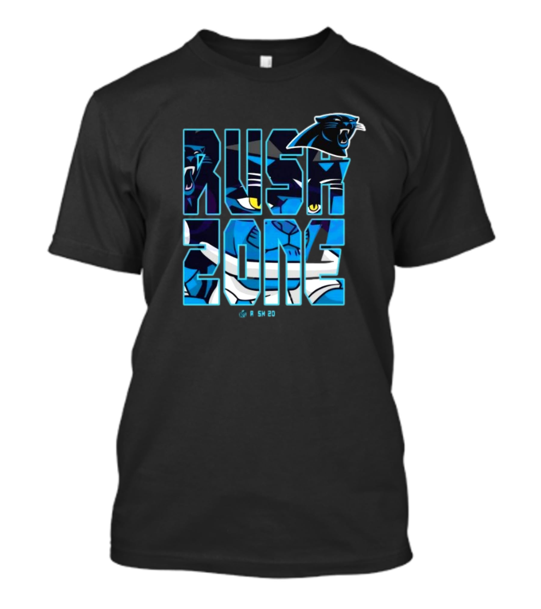 NFL Rush Zone Carolina Panthers Cartoon T-Shirt