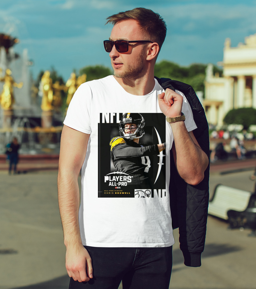 Pittsburgh Steelers NFLPA Players' All-Pro Kicker Chris Boswell T-Shirt