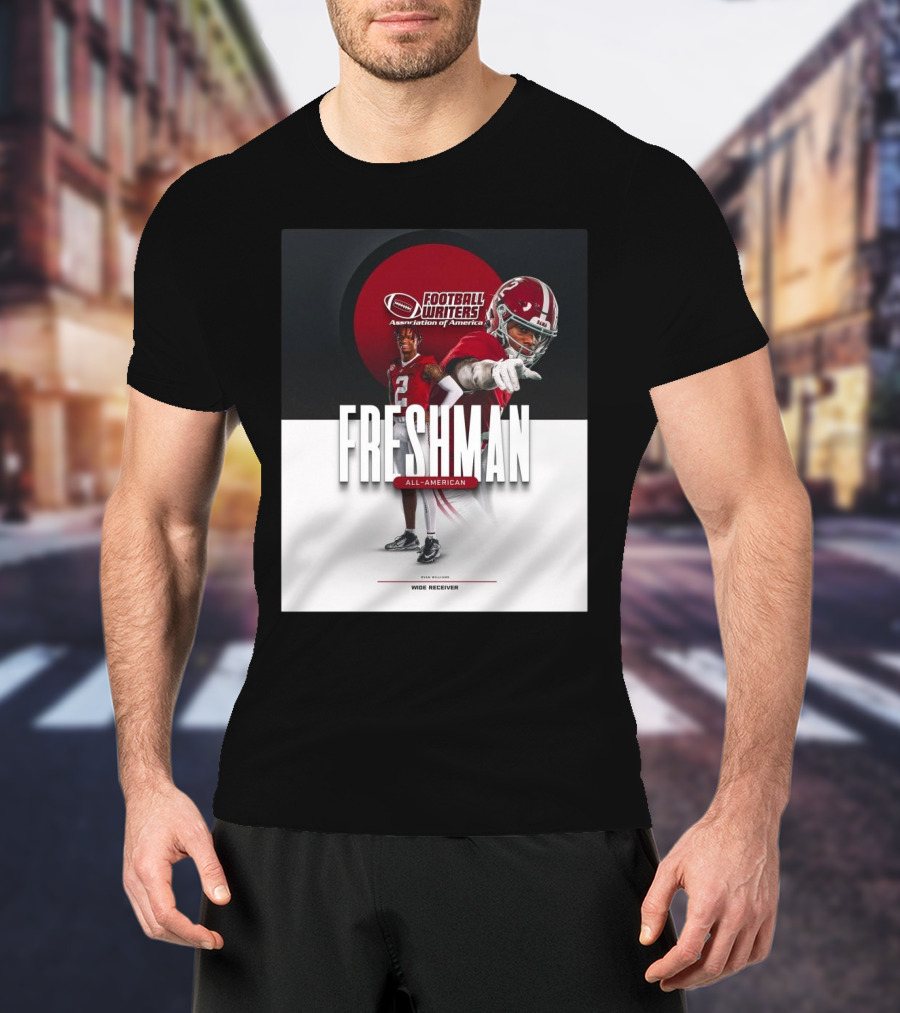 Alabama Crimson Tide Football Writers Association Ryan Williams Freshman All-American Wide Receiver T-Shirt