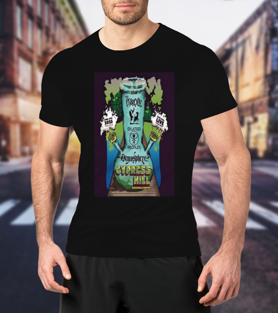 The Barricade Tour Live Atmosphere Cypress Hill Soul Assassins Dilated Peoples Atlantic City NJ Apr 19 2025 Posters T-Shirt