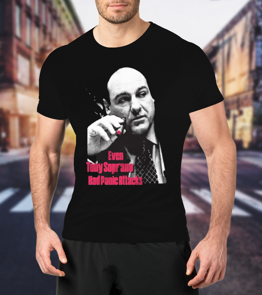 Even Tony Soprano Had Panic Attacks Iconic Image T-Shirt