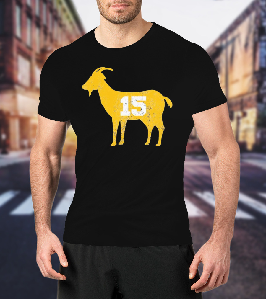Goat 15 Yellow Silhouette Toddler Fine Jersey T-Shirt