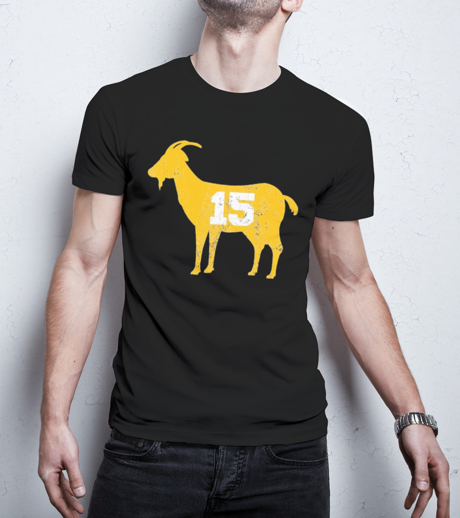 Goat 15 Yellow Silhouette Toddler Fine Jersey T-Shirt