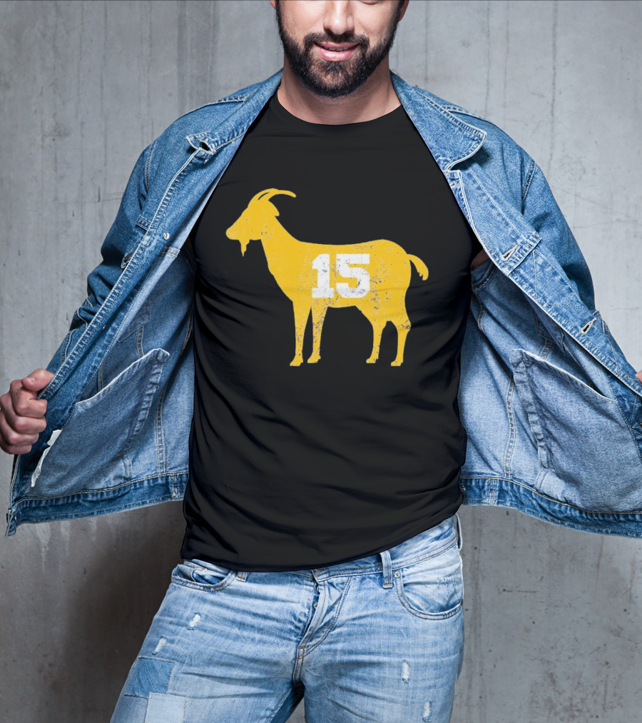 Goat 15 Yellow Silhouette Toddler Fine Jersey T-Shirt