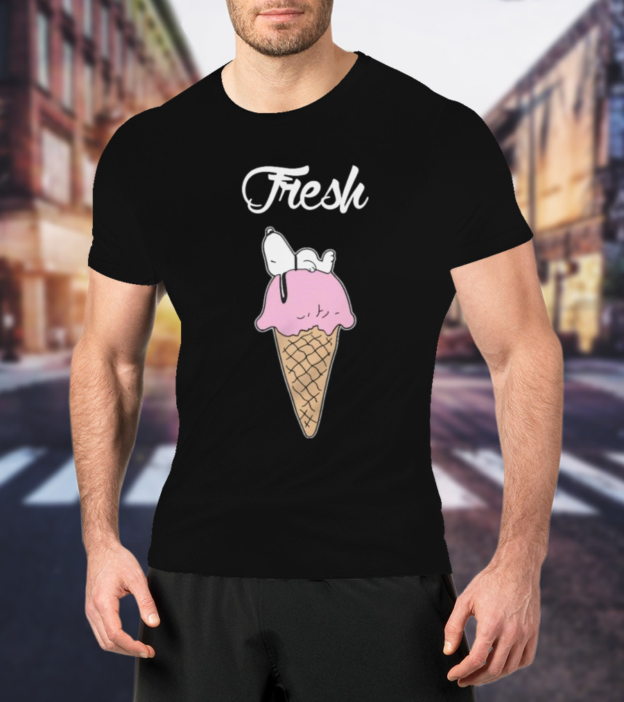 Fresh Snoopy Ice Cream Cone T-Shirt