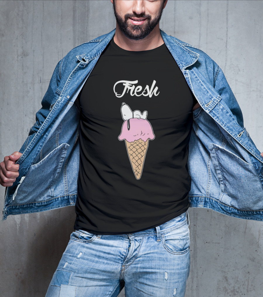 Fresh Snoopy Ice Cream Cone T-Shirt