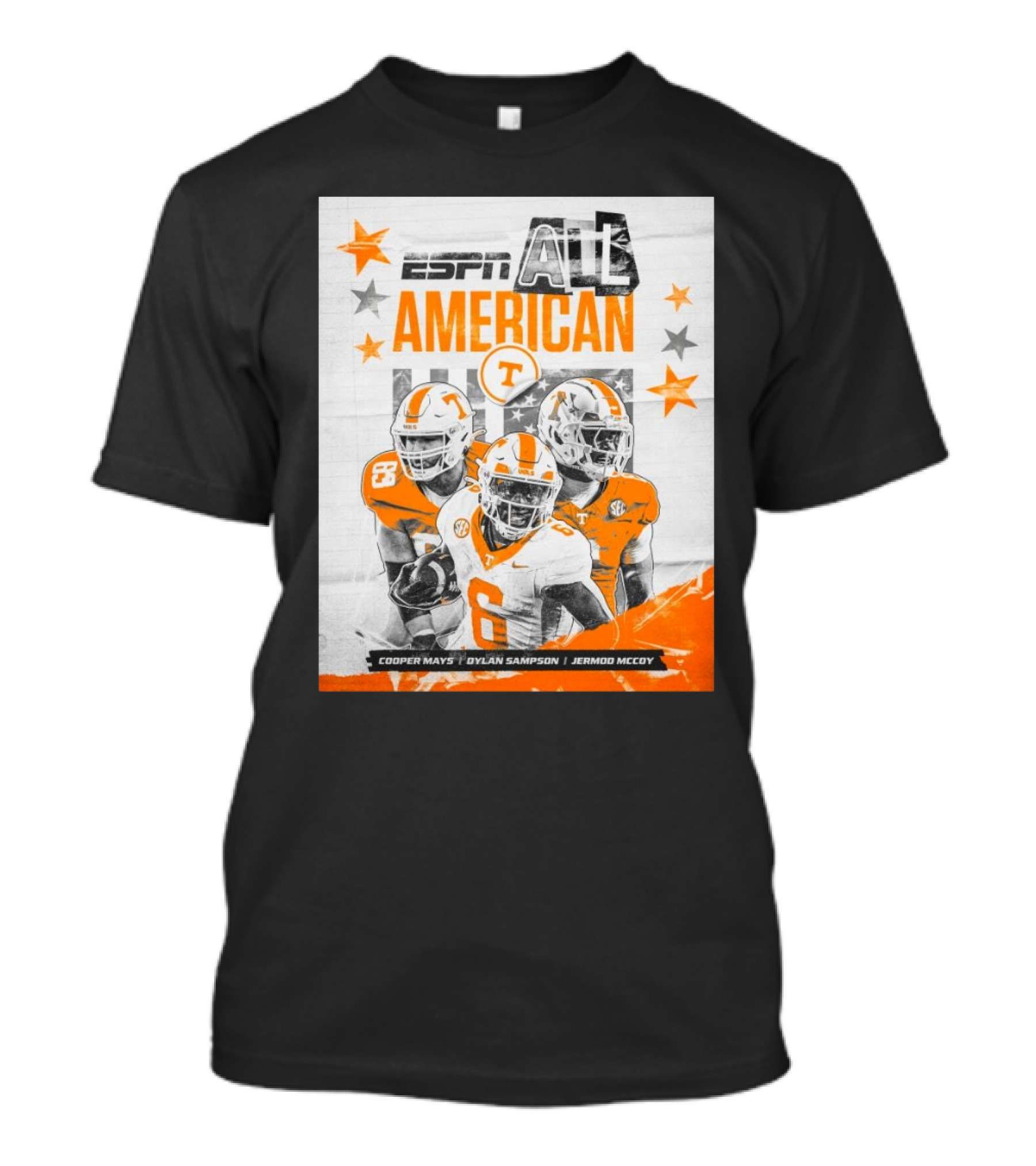 ESPN All-American Tennessee Vols Cooper Mays Dylan Sampson Jermod McCoy T-Shirt