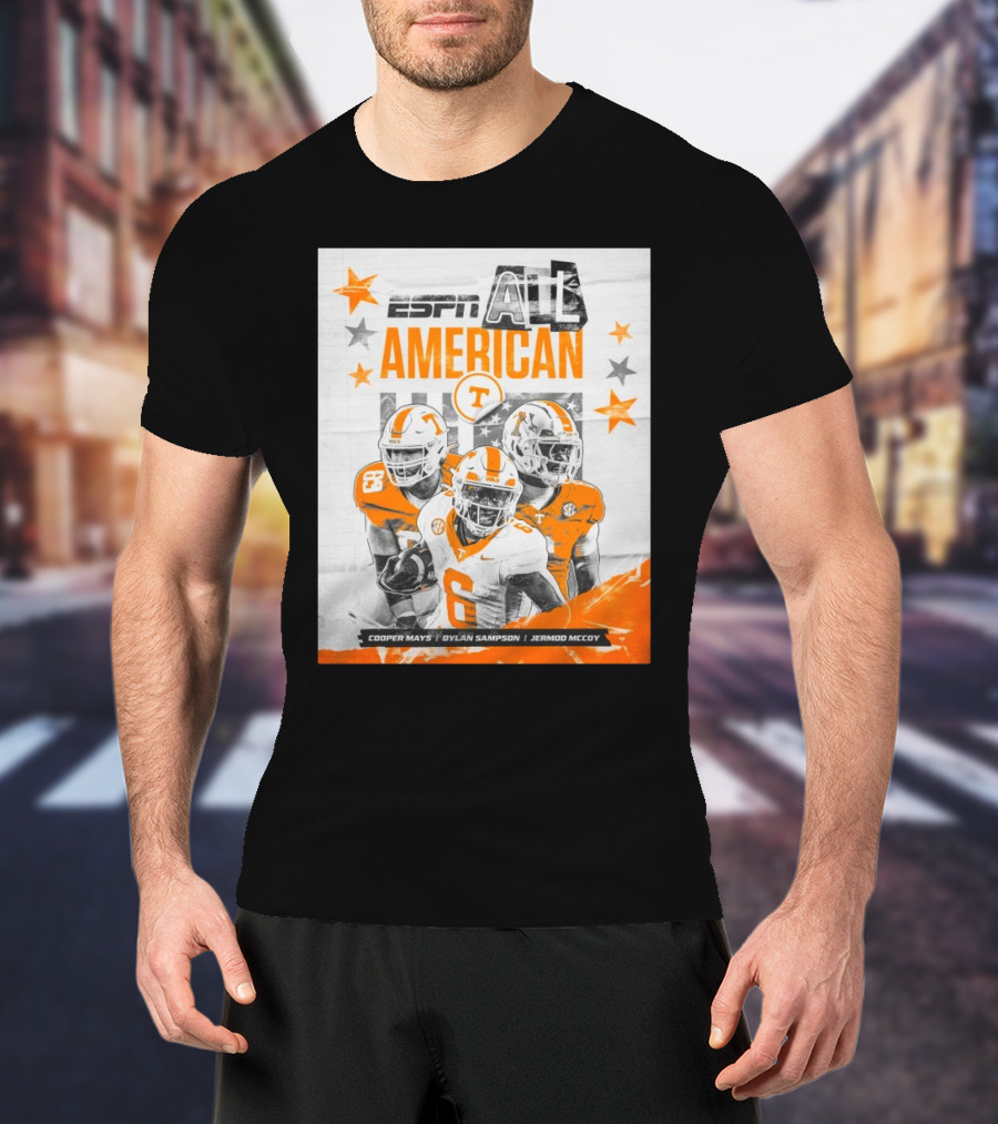 ESPN All-American Tennessee Vols Cooper Mays Dylan Sampson Jermod McCoy T-Shirt