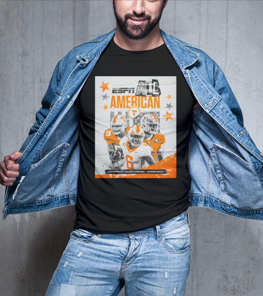 ESPN All-American Tennessee Vols Cooper Mays Dylan Sampson Jermod McCoy T-Shirt