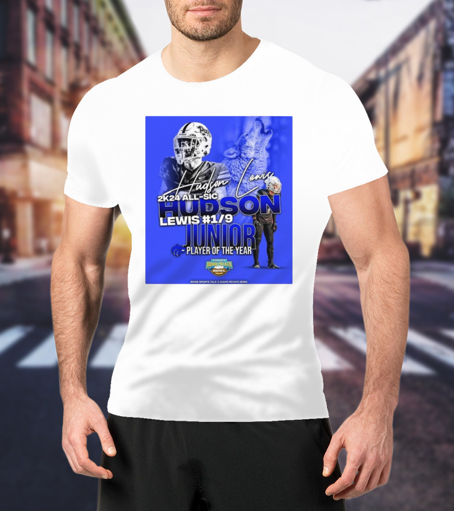 Hudson Lewis 2K24 All-SIC Junior Player Of The Year Lewis #1/9 Promo T-Shirt