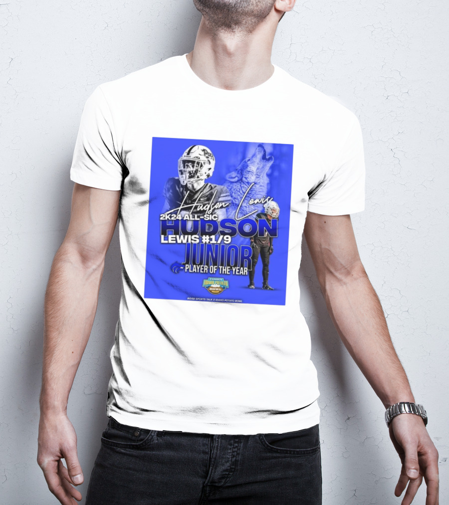 Hudson Lewis 2K24 All-SIC Junior Player Of The Year Lewis #1/9 Promo T-Shirt