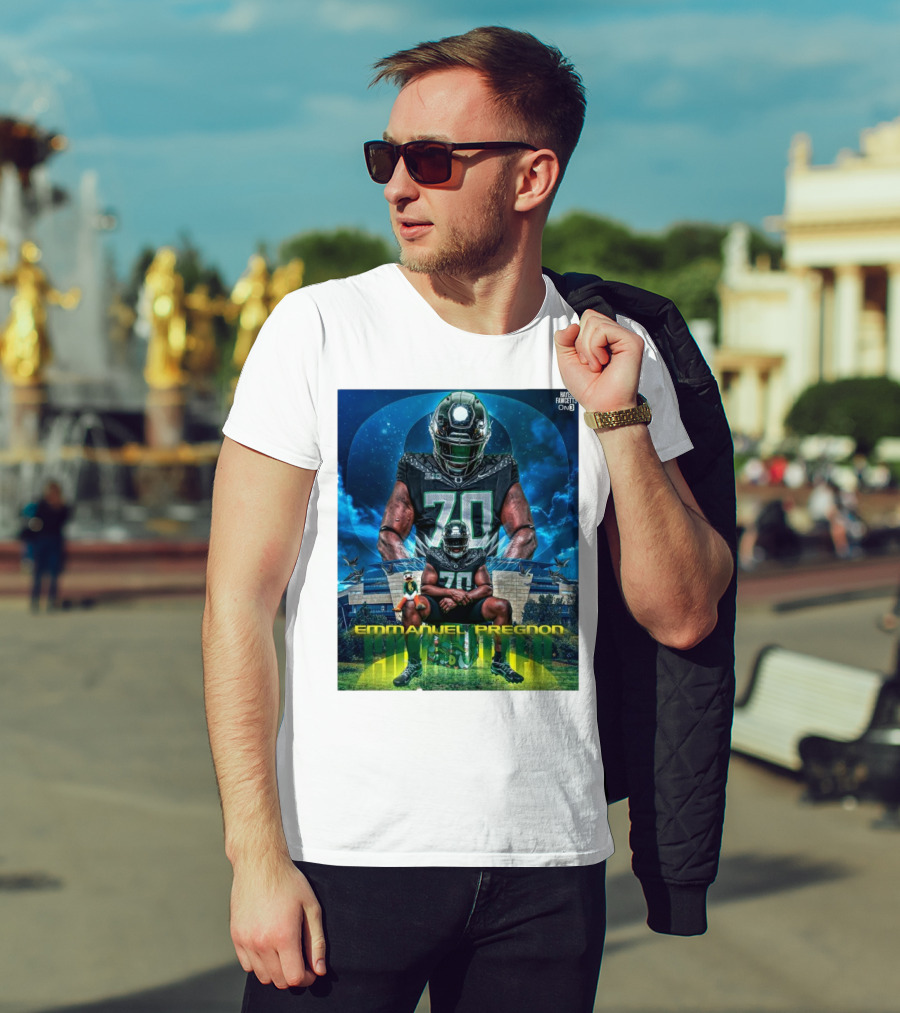 USC Star Transfer Emmanuel Pregnon Commits To Oregon Ducks Football Hayes Fawcett T-Shirt