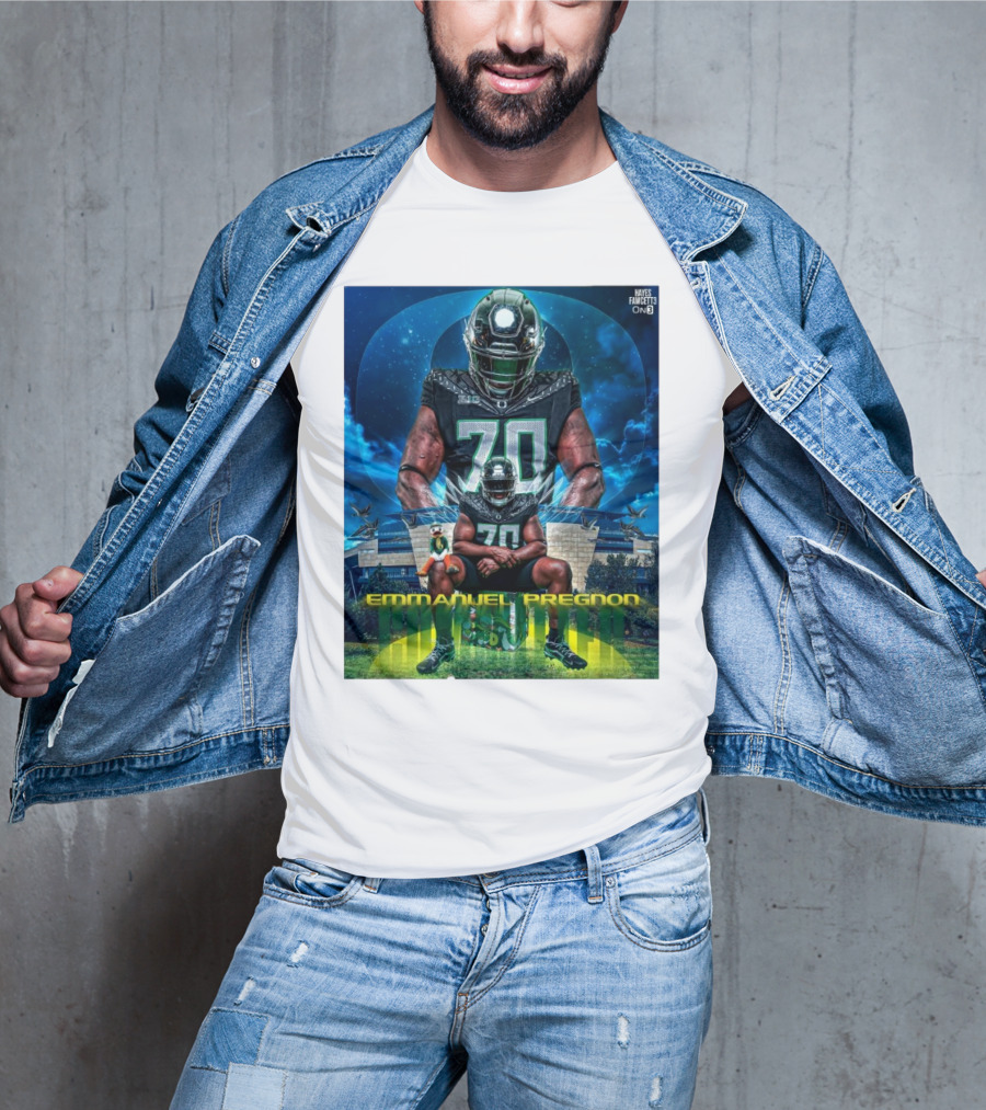 USC Star Transfer Emmanuel Pregnon Commits To Oregon Ducks Football Hayes Fawcett T-Shirt