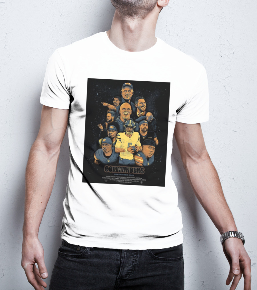 Washington Commanders NFL September 2024 Premiering At Commanders Field Landover Maryland T-Shirt