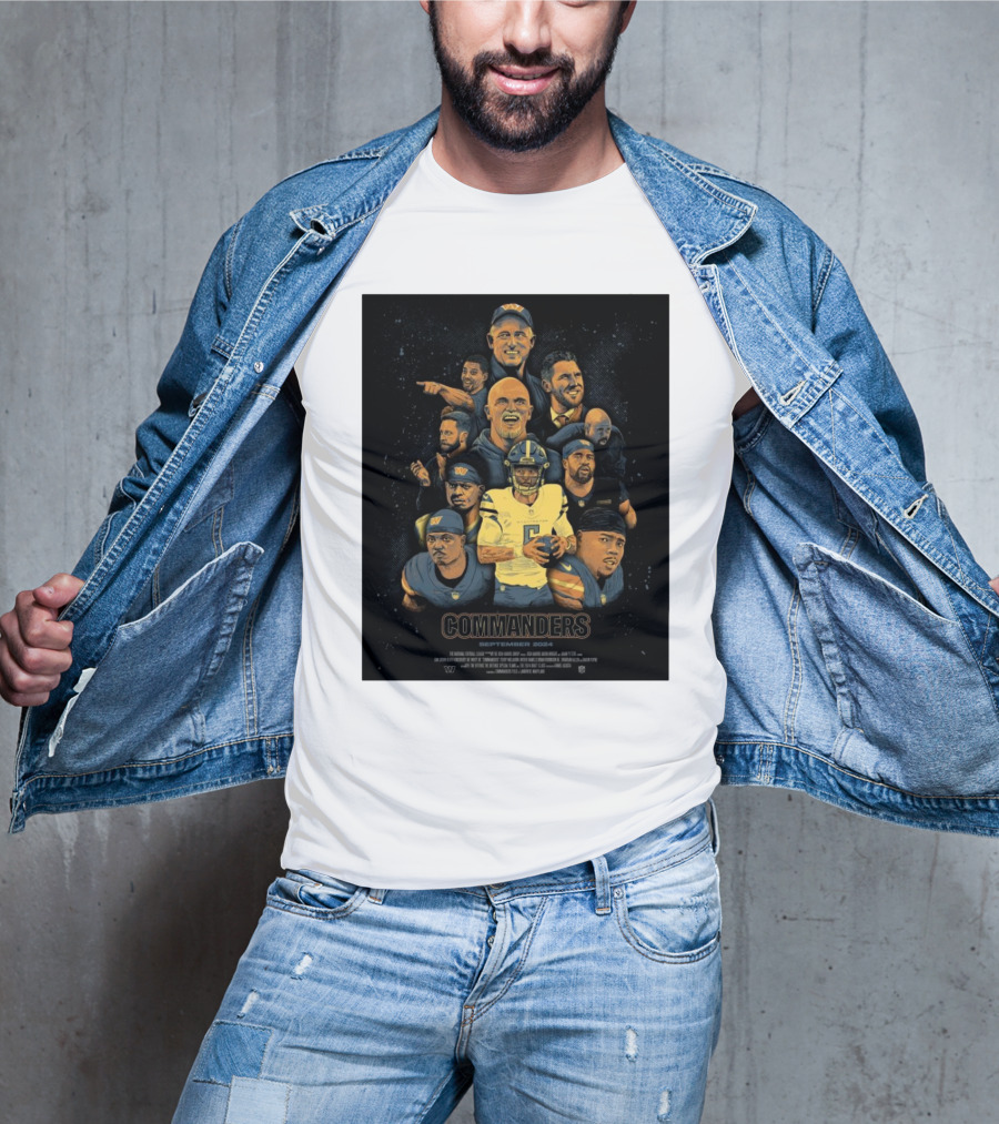 Washington Commanders NFL September 2024 Premiering At Commanders Field Landover Maryland T-Shirt