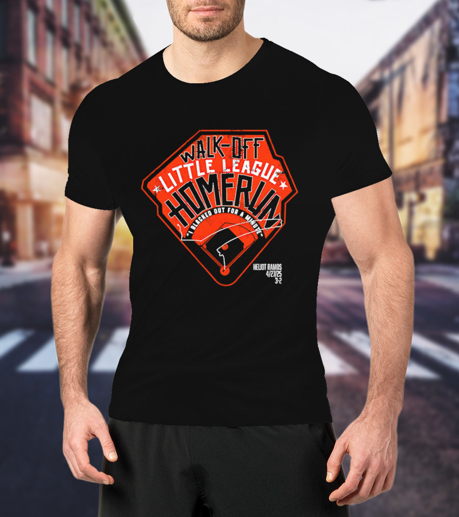 Walk-Off Little League Homerun Heliot Ramos I Blacked Out For A Minute T-Shirt