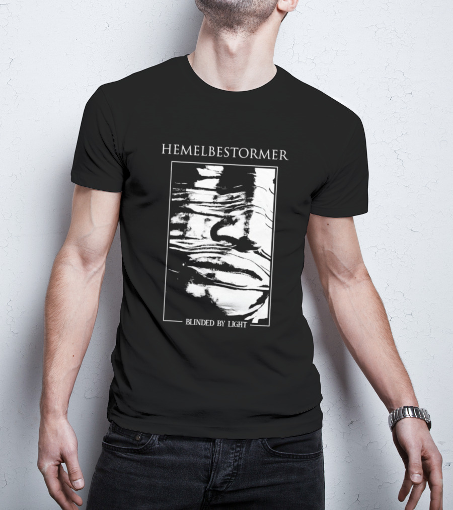 Hemelbestormer Blinded By Light Abstract Black And White Graphic T-Shirt