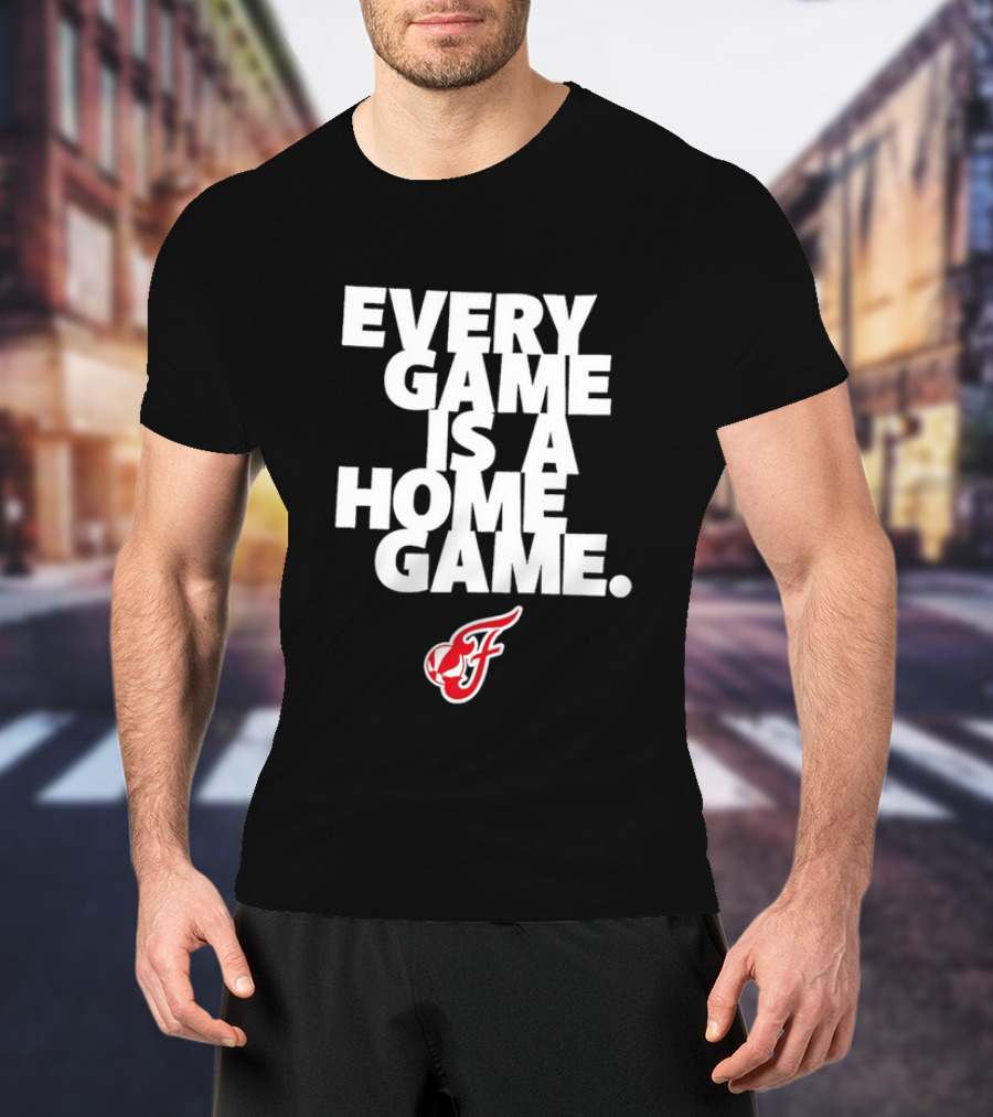 Every Game Is A Home Game Indiana Fever F Logo T-Shirt