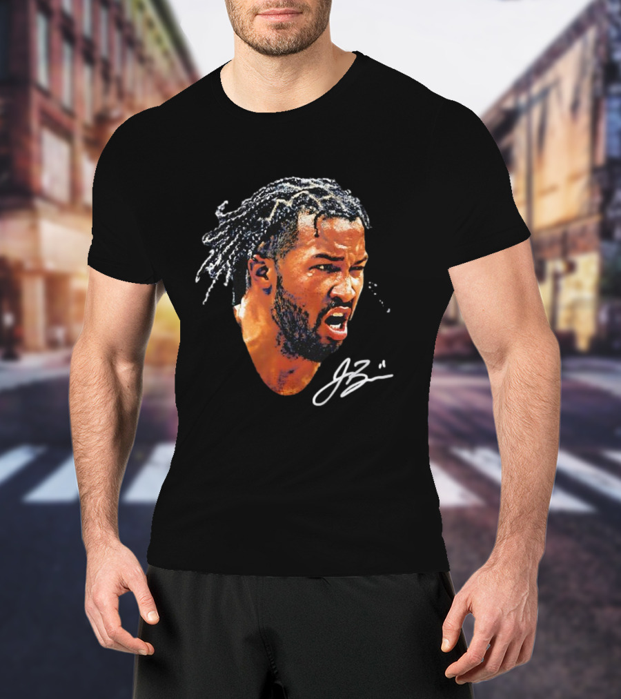 NBA Jalen Brunson Big Face Signature JB T-Shirt