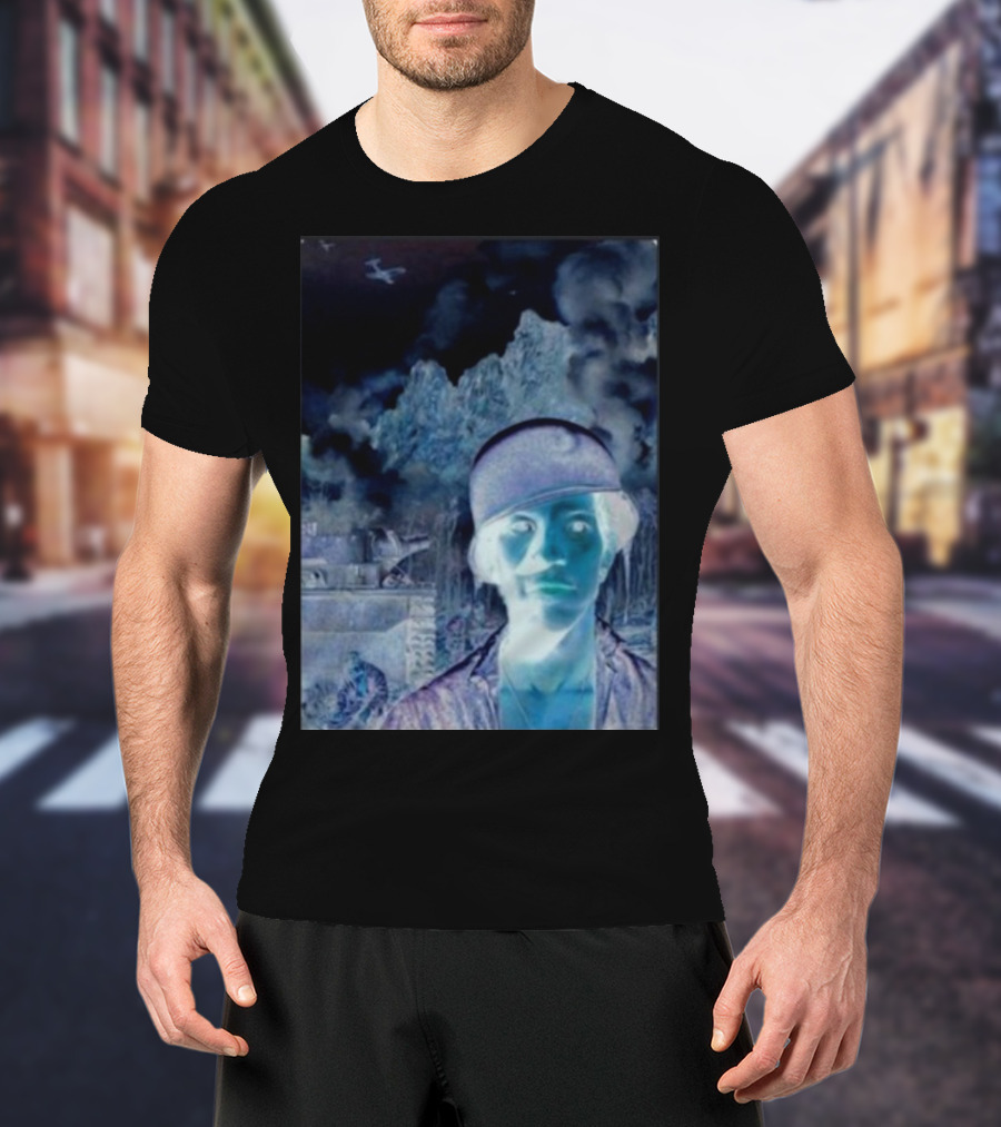 Janelledrtysoul Tyler Joseph Clancy Madrid Psychedelic Negative Mountain Portrait T-Shirt