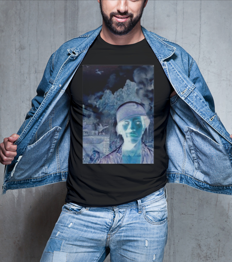 Janelledrtysoul Tyler Joseph Clancy Madrid Psychedelic Negative Mountain Portrait T-Shirt