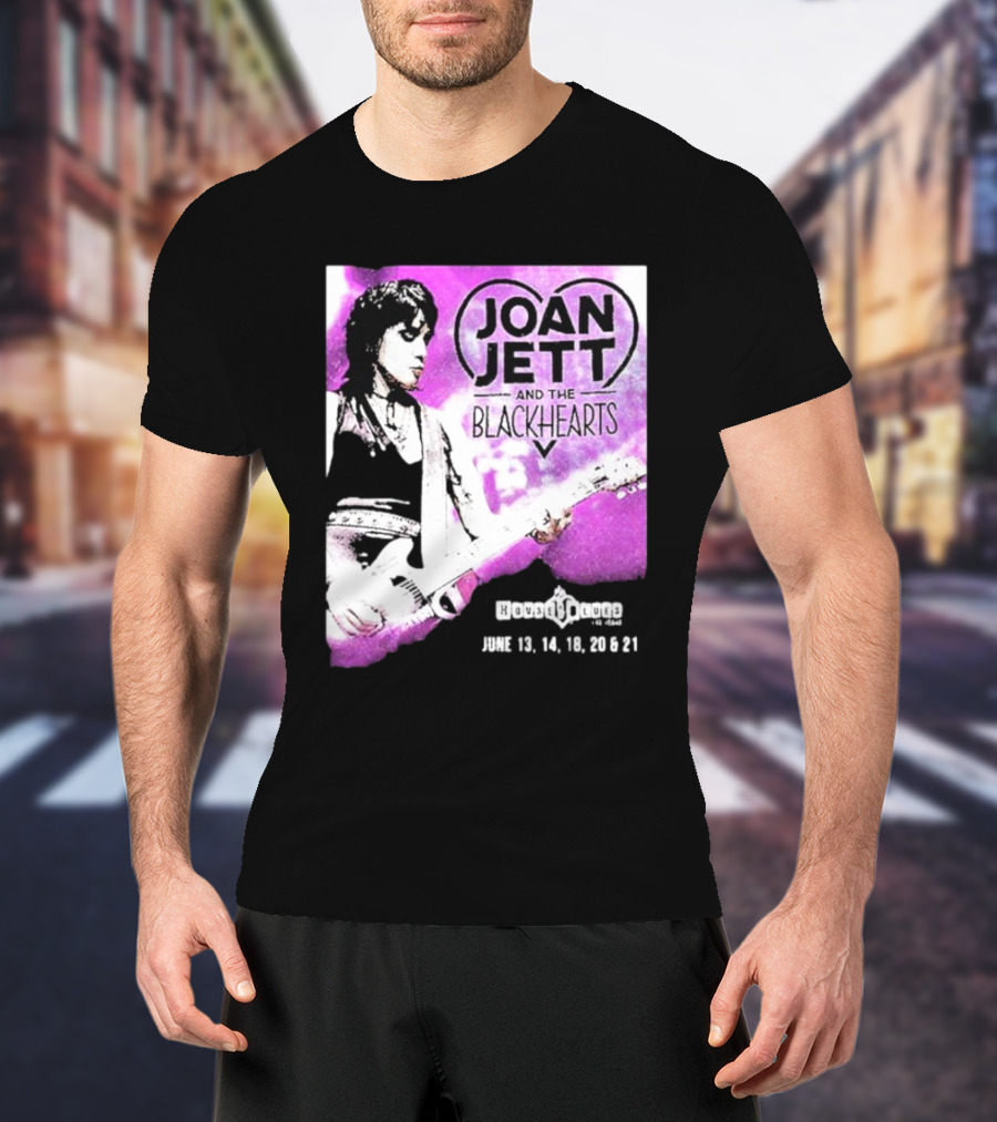 Joan Jett And The Blackhearts House Of Blues Las Vegas June 12 14 15 2025 T-Shirt