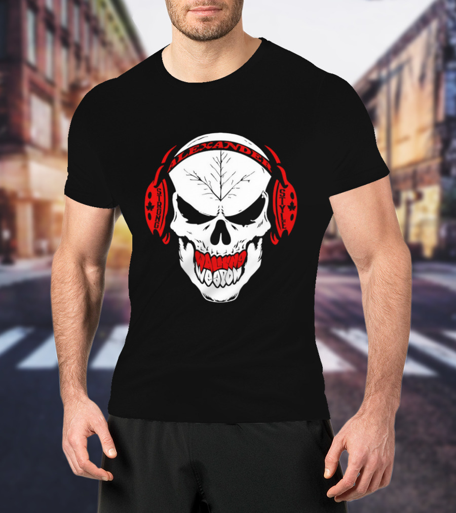 Josh Alexander Strong Style Walking Weapon Skull T-Shirt