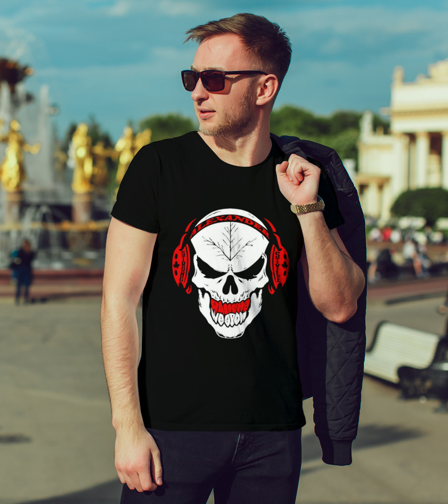 Josh Alexander Strong Style Walking Weapon Skull T-Shirt