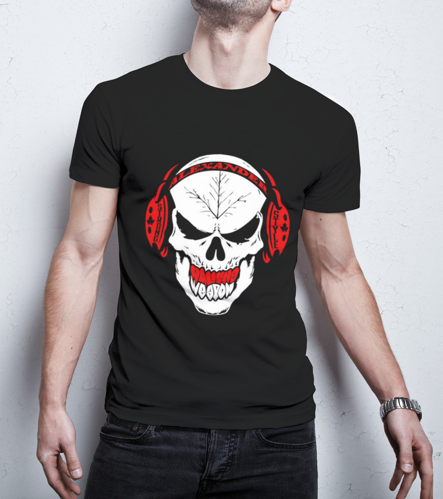 Josh Alexander Strong Style Walking Weapon Skull T-Shirt
