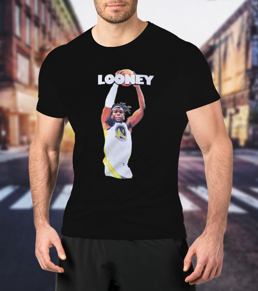 Looney Basketball Action Golden State Warriors 5 T-Shirt