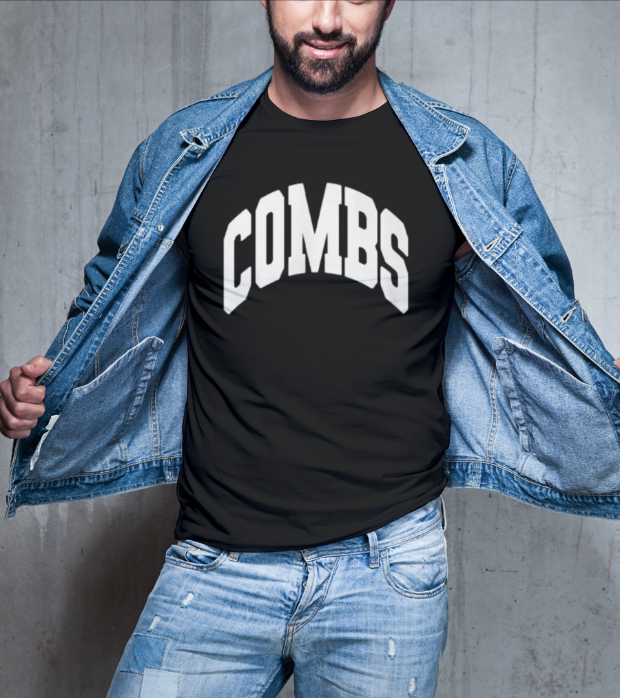 Luke Combs Merch Combs Arched 3D Lettering T-Shirt