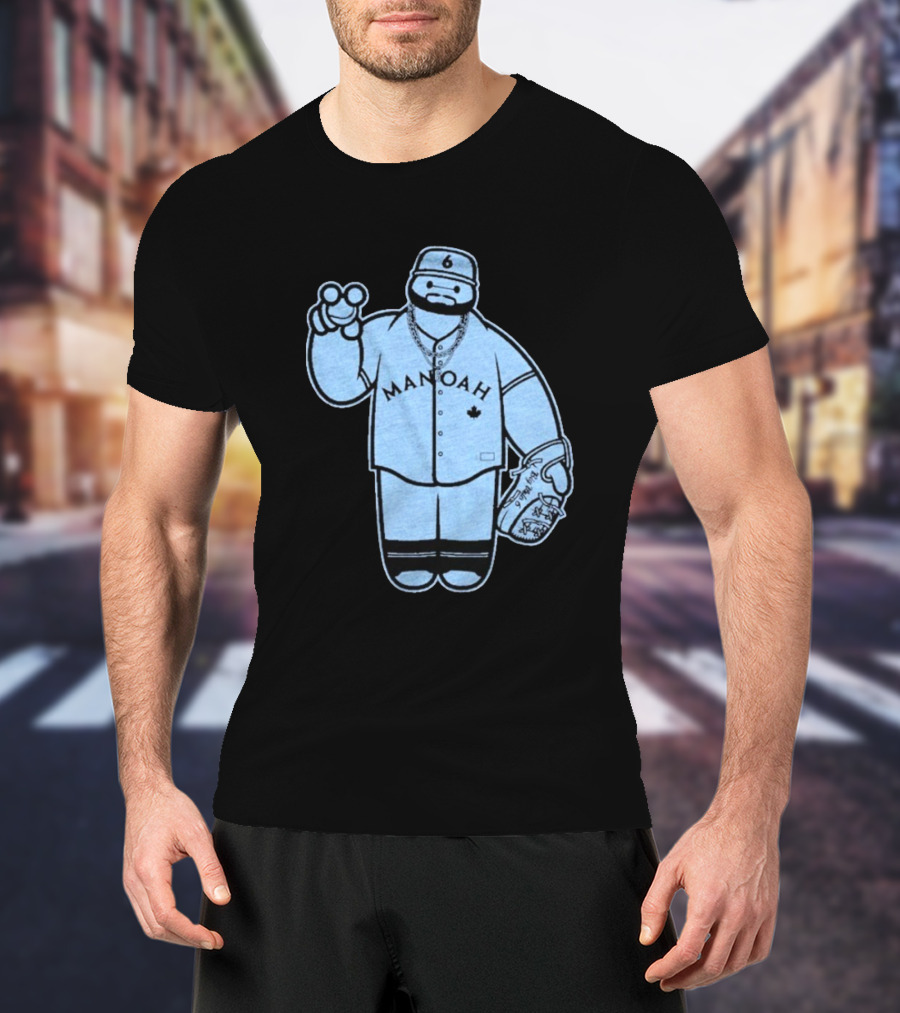 Manoah 6 Baseball Character Sports Graphic T-Shirt