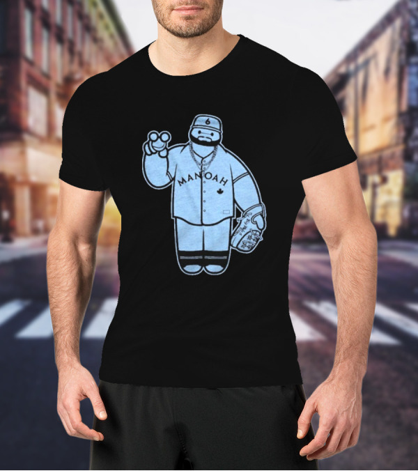 Manoah 6 Baseball Character Sports Graphic T-Shirt
