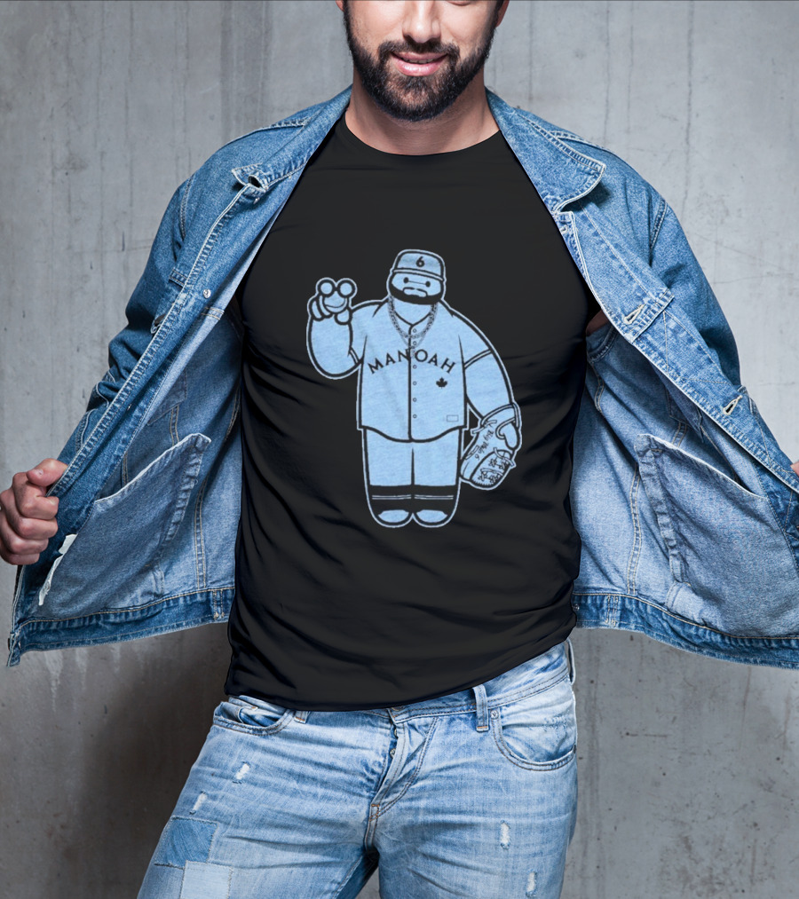 Manoah 6 Baseball Character Sports Graphic T-Shirt
