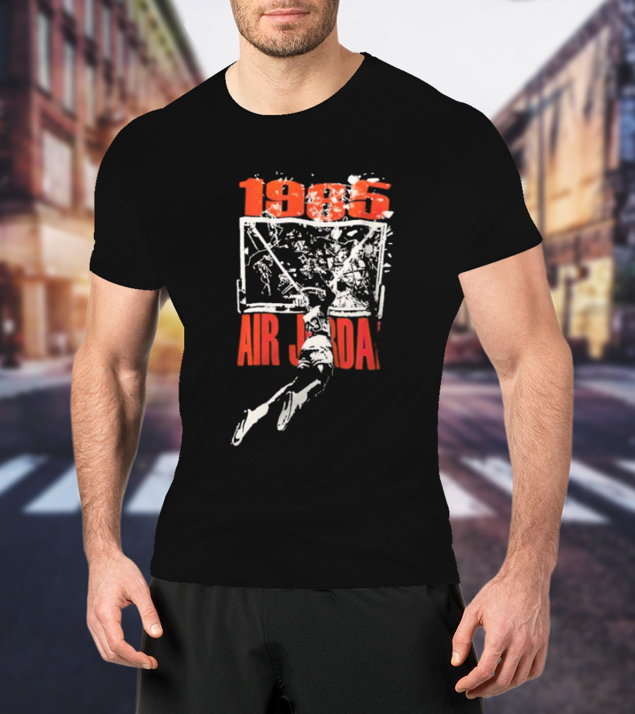 1985 Air Jordan Shattered Backboard Dunk T-Shirt