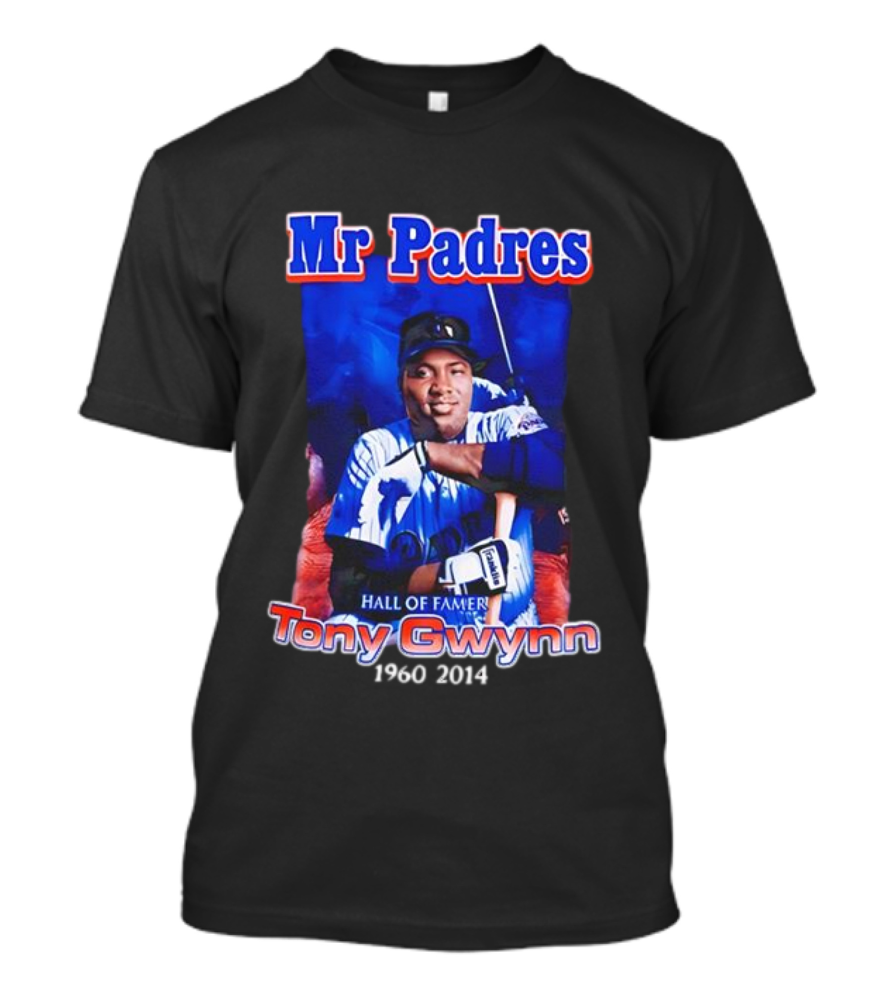 Mr Padres Tony Gwynn Hall Of Famer 1960-2014 T-Shirt