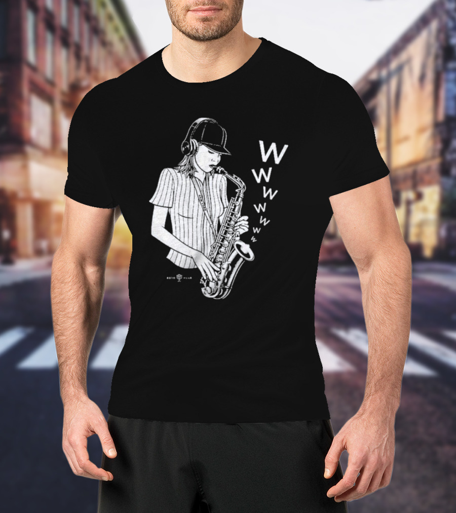 New York Yankees The Sax Lady T-Shirt