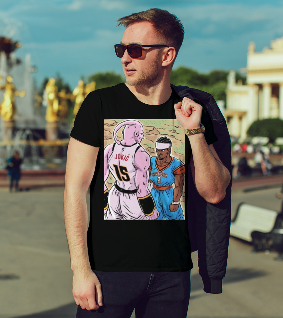 Nikola Jokic 15 Vs Shai Thunder 2 Epic Showdown 2025 T-Shirt