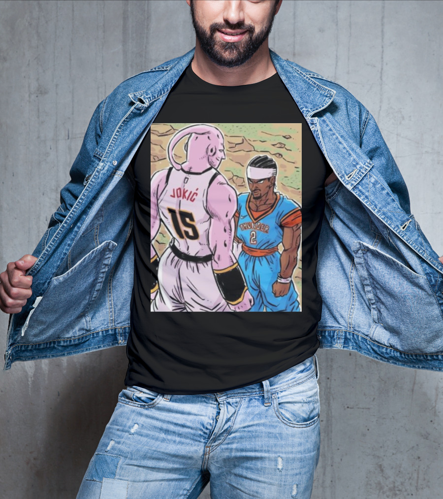 Nikola Jokic 15 Vs Shai Thunder 2 Epic Showdown 2025 T-Shirt