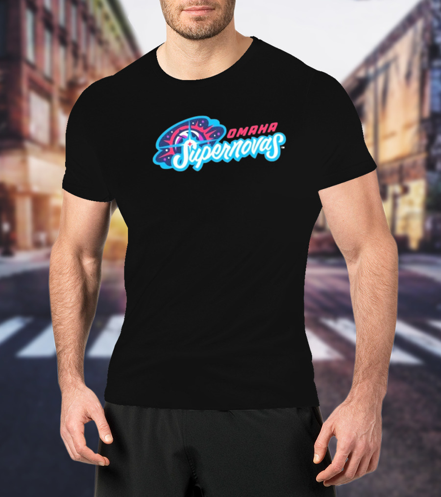 Omaha Supernovas 星 Burst Collection T-Shirt