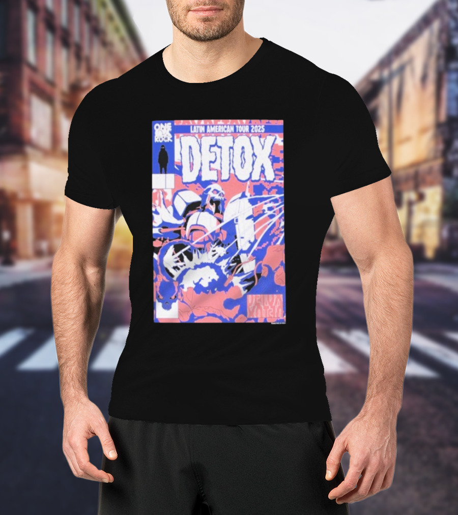 One OK Rock Detox Latin American Tour 2025 Robot T-Shirt