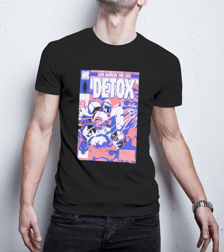 One OK Rock Detox Latin American Tour 2025 Robot T-Shirt