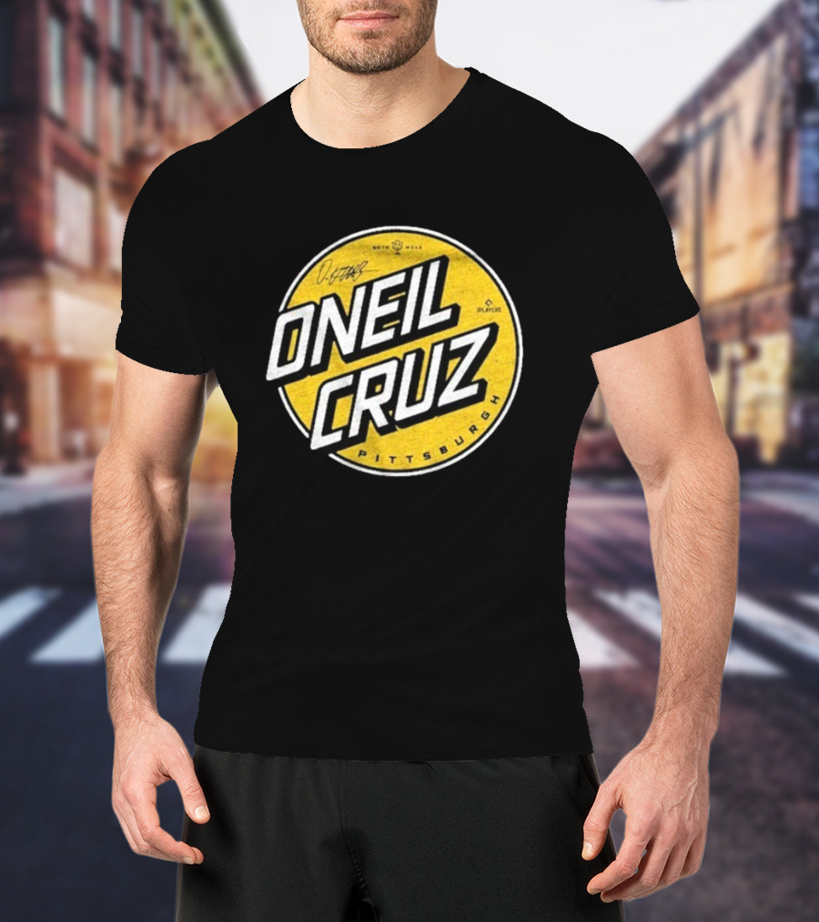Oneil Cruz Pittsburgh Pirates Moto Wear Players Circle T-Shirt