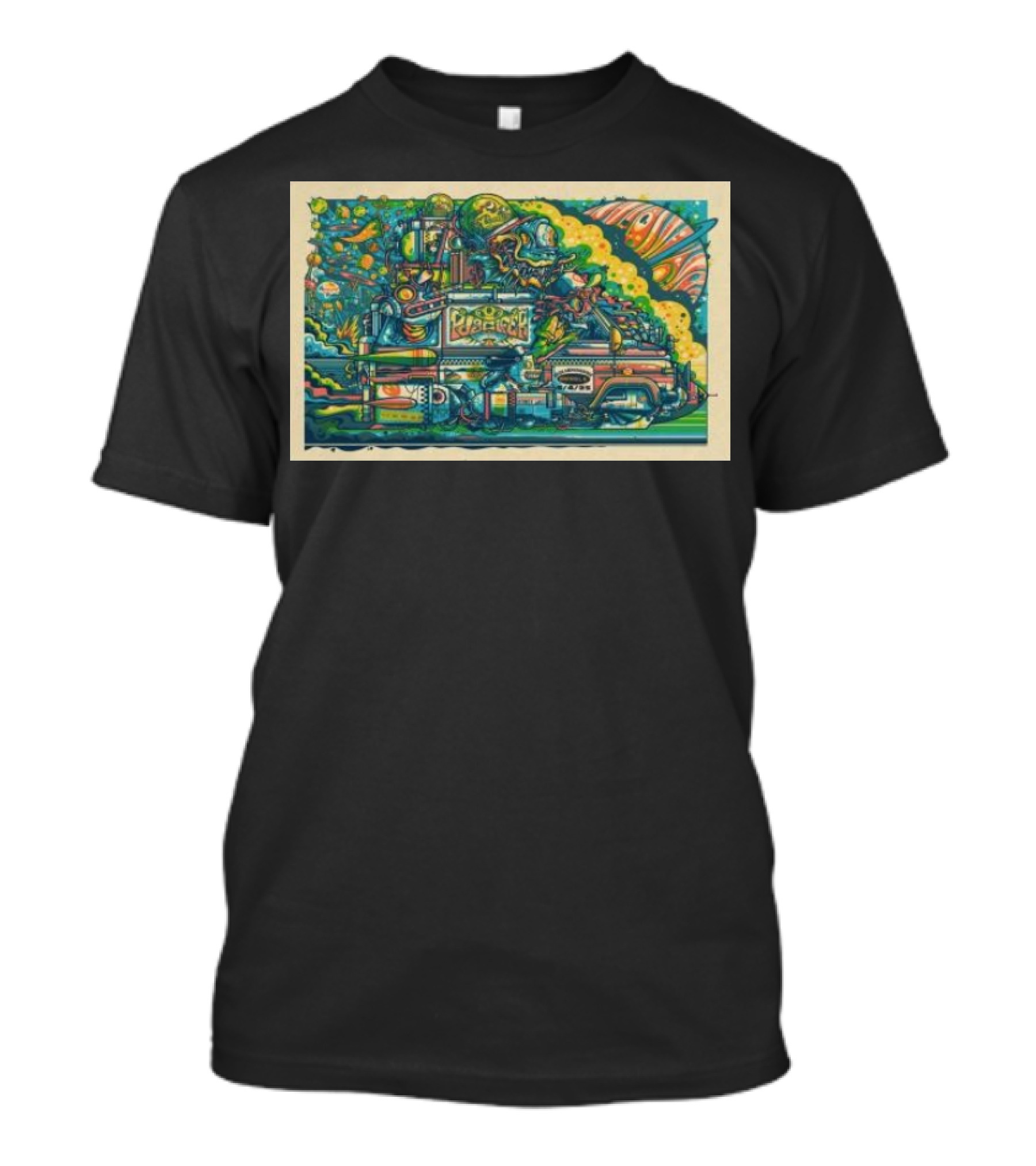Puscifer Orion Amphitheater Huntsville May 4 2025 Concert Psychedelic Space Art Truck Theme T-Shirt