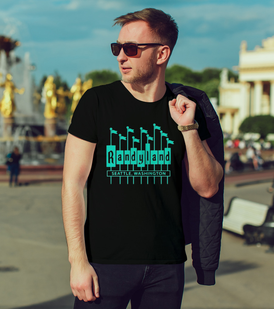 Randyland Seattle Washington Flags T-Shirt