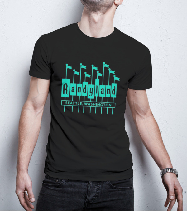 Randyland Seattle Washington Flags T-Shirt