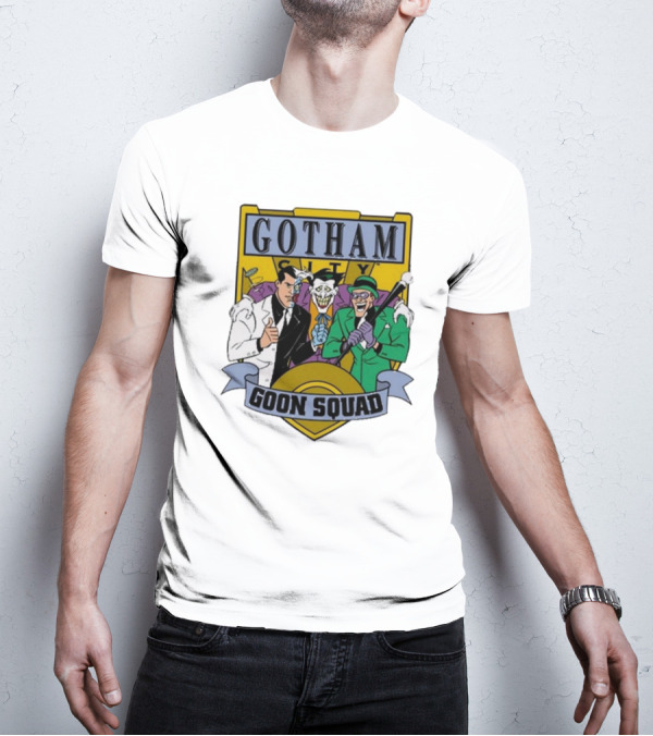 Gotham City Goon Squad Joker Riddler Trios T-Shirt