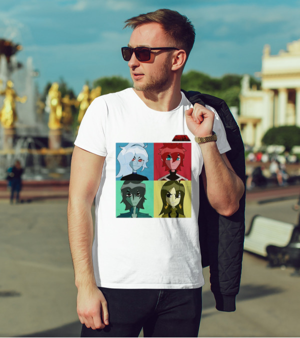 HAVEN Character Cast Art Style With Four Characters T-Shirt