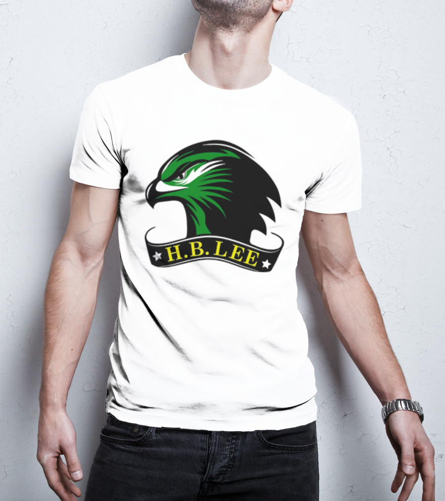 H.B. Lee Green Eagle Emblem T-Shirt