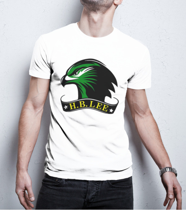 H.B. Lee Green Eagle Emblem T-Shirt